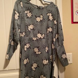 Free people size 10 floral classic dress